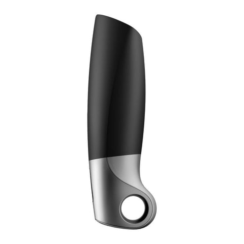 Satisfyer Power Masturbator Black Silver Masturbators