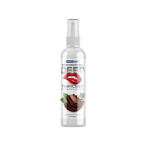 Swiss Navy Chocolate Mint Deep Throat Spray 2Oz/59Ml Sexual Remedies & Supplements