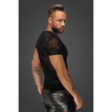 Leopard Flock V Neck T Shirt Other Erotic Clothing
