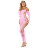Diamond Drippin Bodystocking Black Bodystockings
