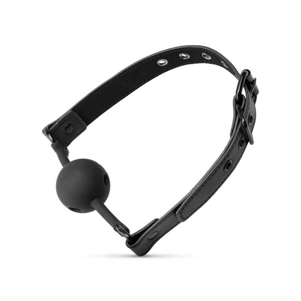 Breathable Silicone Ball Gag Black Gags