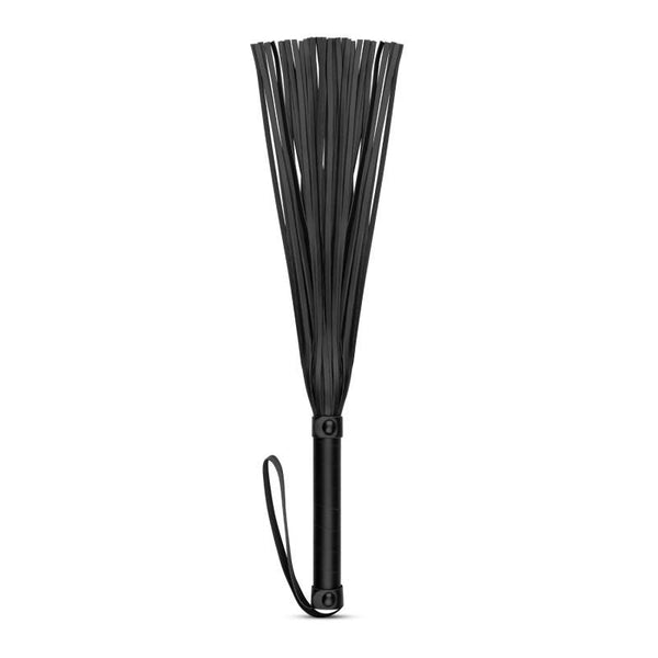 Faux Leather Flogger Black Whips