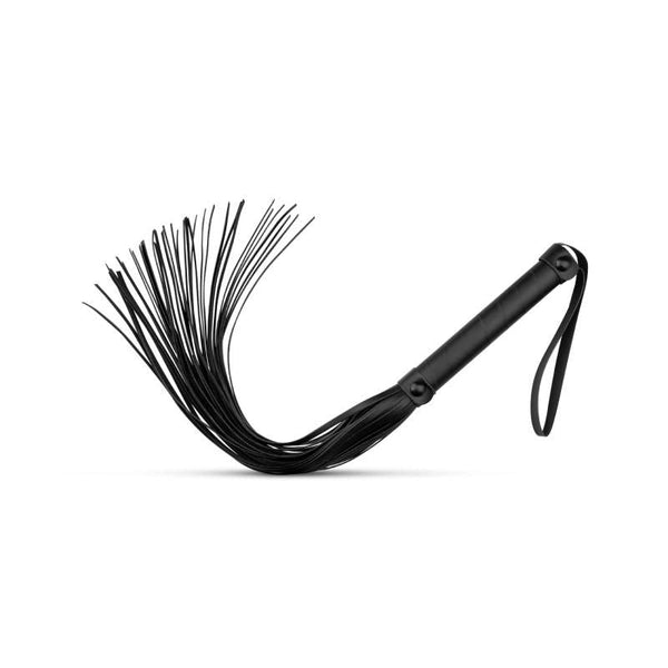 Faux Leather Flogger Black Whips