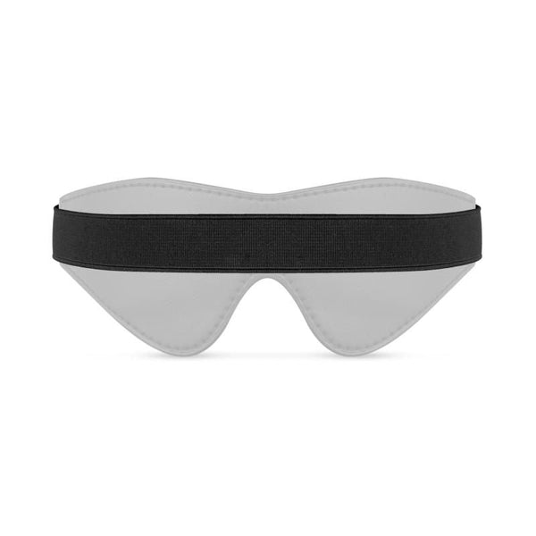 Faux Leather Blindfold Black Blindfolds