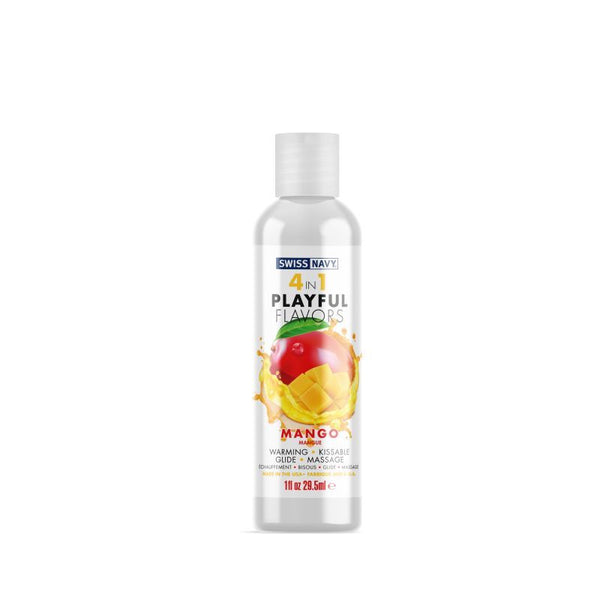 Playful Flavours 4 In 1 Mango Lubricant 1Oz/29.5Ml Lubricants