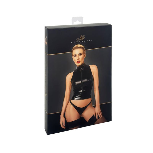 Glam Wetlook Top Vinyl Corset Other Erotic Clothing