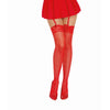 Dreamgirl Thigh High Fishnet Red Stockings