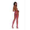 Dreamgirl Diamond Net Bodystocking Neon Pink Stockings