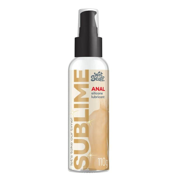 Wet Stuff Sublime Anal Silicone Lubricant Pump Top 110G Lubricants