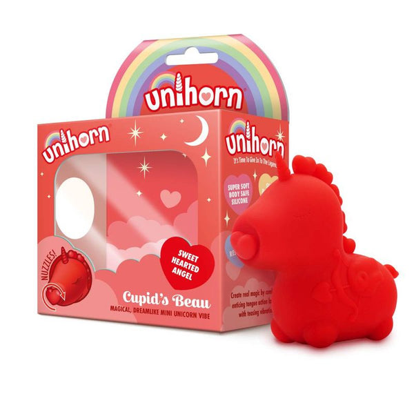 Unihorn Cupids Beau Nuzzling Nose Massager Red Clitoral s