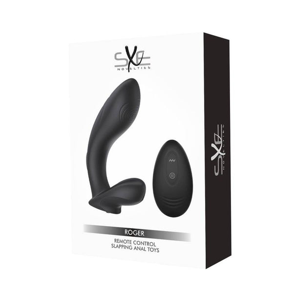 Sxe Roger Remote Control Vibrating And Slapping Anal Dildo Vibrating Butt Plugs