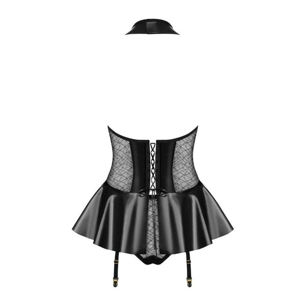 Hot Corset W Panties Black Corsets