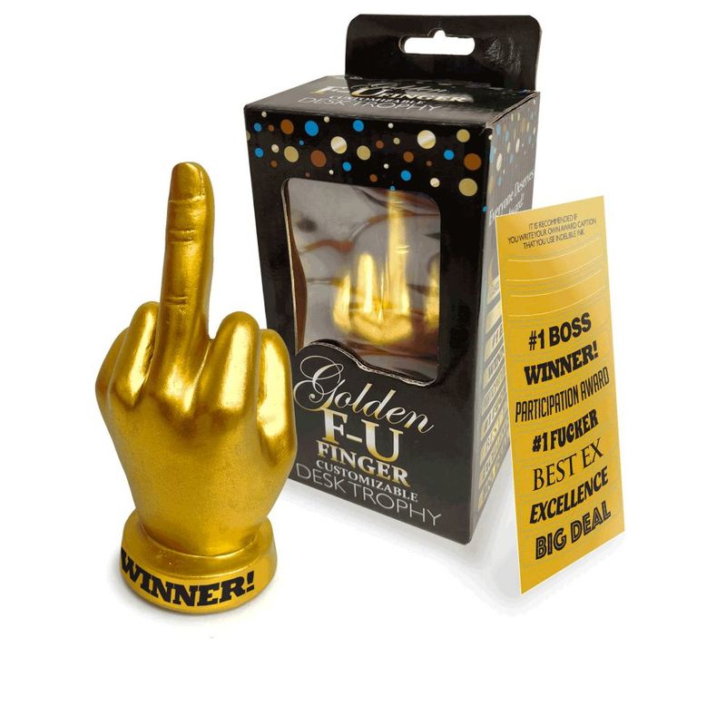 Golden Fu Finger Trophy Sex Games