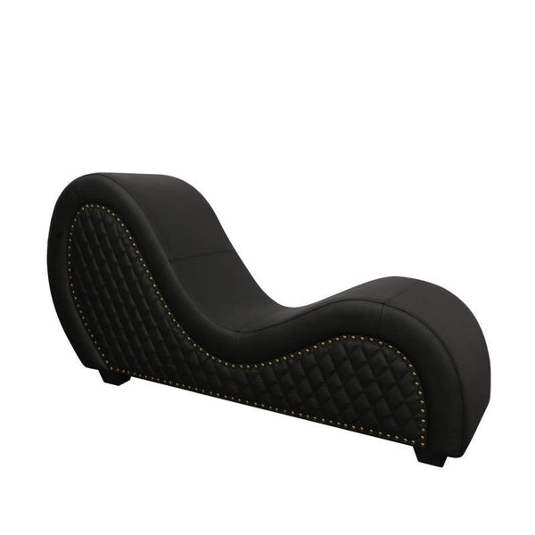Kama Sutra Mebon Chaise Love Lounge Studded And Quilted Black Sex Furniture