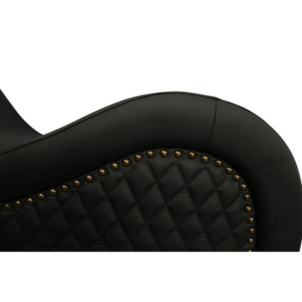 Kama Sutra Mebon Chaise Love Lounge Studded And Quilted Black Sex Furniture