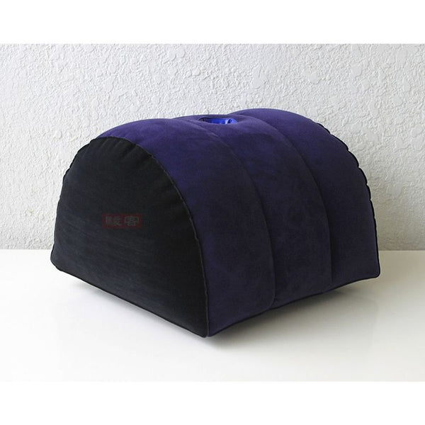 Inflatable Sex Positioning Half Dome Cushion With Toy Holder Sex Furniture