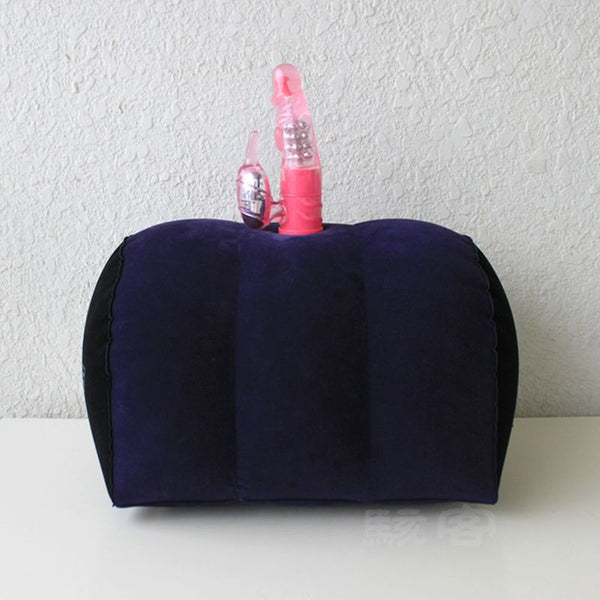 Inflatable Sex Positioning Half Dome Cushion With Toy Holder Sex Furniture