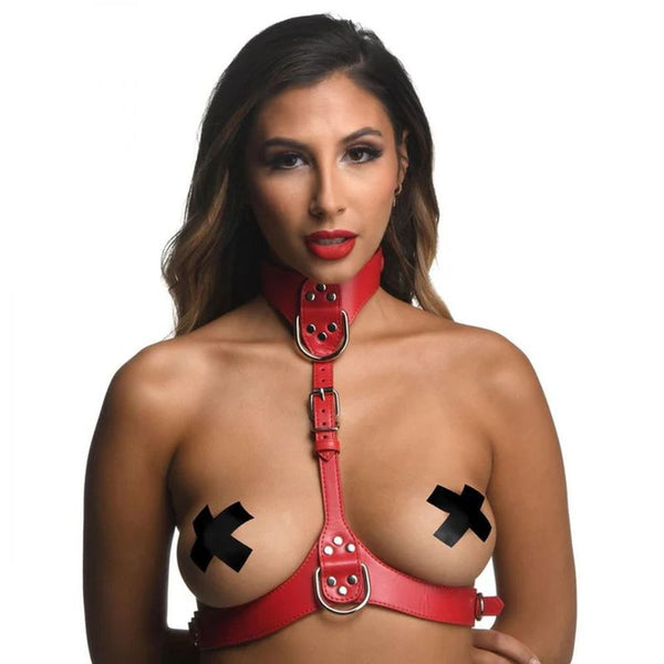 Red Female Chest Harness M/L Body Harness