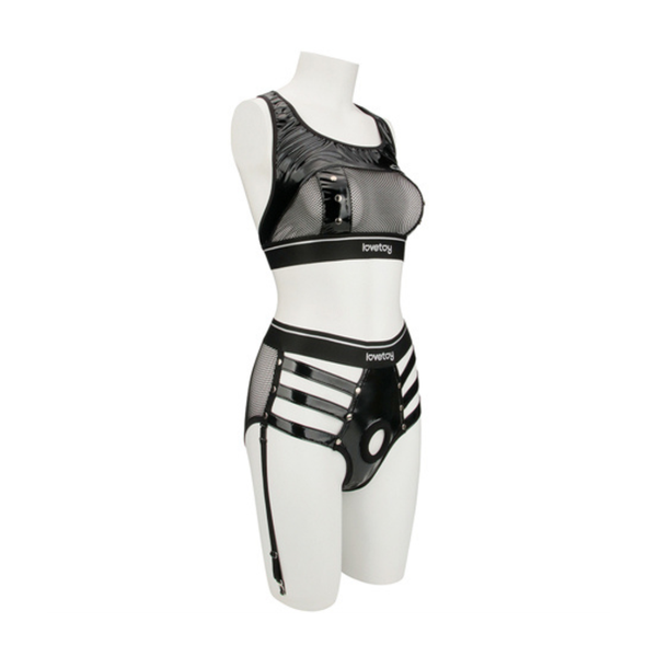 Rebellion Reign Iconic Harness Strap On Set Size Xs/S Body Harness
