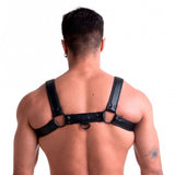 Vegan Bulldog Harness Black Body Harness