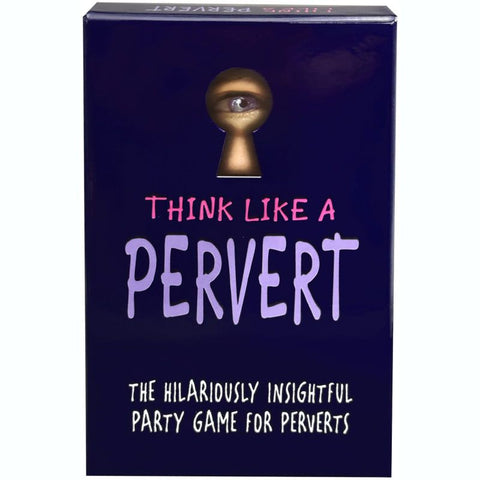 Think Like A Pervert Card Game Sex Games