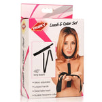 Neoprene Collar And Leash Set Black  & Restraints