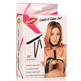 Neoprene Collar And Leash Set Black  & Restraints