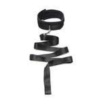 Neoprene Collar And Leash Set Black  & Restraints
