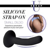 Black Silicone Strap On Dildo Small Strap Ons
