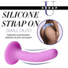 Pink Silicone Strap On Dildo Small Strap Ons