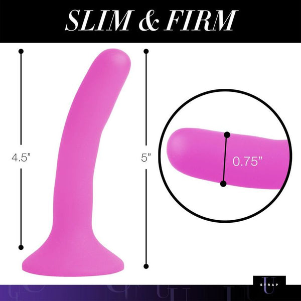 Pink Silicone Strap On Dildo Small Strap Ons