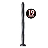 Hosed 19In Ribbed Anal Snake Non Vibrating Butt Plugs