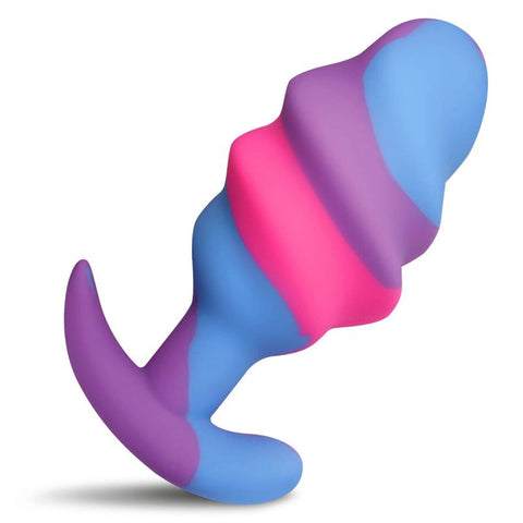Swirl Silicone Butt Plug Large Non Vibrating Butt Plugs