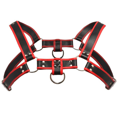Bulldog Harness Red Body Harness