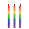Pride Candles Rainbow Drip 3 Pc Sensation Play