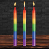 Pride Candles Rainbow Drip 3 Pc Sensation Play