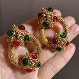 Earrings Veile Studios Glass Ball HighEnd And Niche Ladies Women Clip Jewelry
