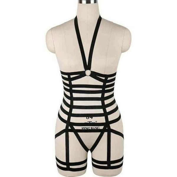 Body Harness Women Lingerie  Fetish Kink Restraints  Clothing