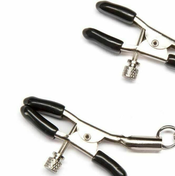 Nipple Clamps Clit Long Chain Bells   Restraints Nipple & Clitoral Toys
