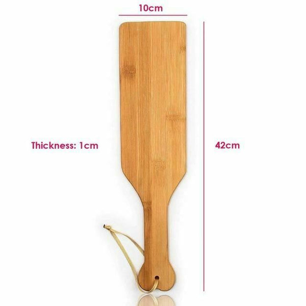 Large 42Cm Natural Bamboo Spanking Paddle  Impact Toy Fetish Paddles