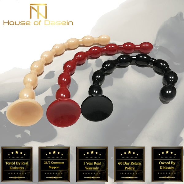 19.69 Inch Super Long Beads Anal Masturbator With Suction Cup Anal Balls & Beads