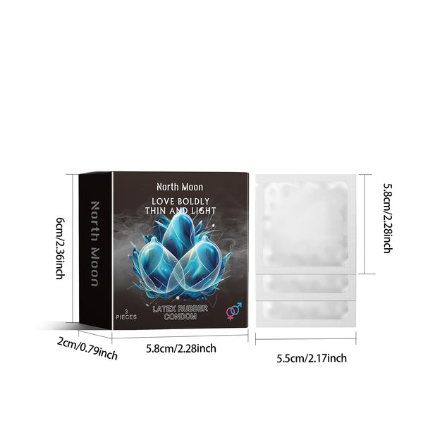 Latex Rubber Condom Ultra Thin Moisturizing Vitality Hyaluronic Acid Thread Type Adult Health Care Products Other Health Care