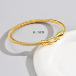 Bracelets Veile Studios Versatile Roman Numeral Pendant Fried Dough Twists Multicolour Stainless Steel Bracelet