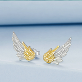 Earrings Veile Studios Yinziyun Original Personalized Electroplated Wing In 925 Pure Silver