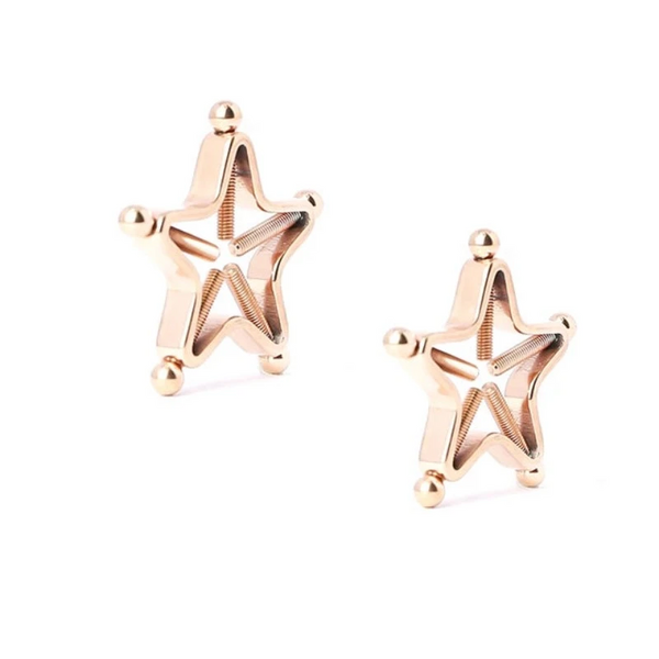 1 Pair Star Nipple Clamps Stainless Steel Non Piercing Stimulator Erotic Toys Women Nipple & Clitoral Toys