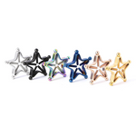 Nipple & Clitoral Toys House Of Dasein 1 Pair Star Nipple Clamps Stainless Steel Non Piercing Stimulator Erotic Toys Women