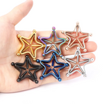 Nipple & Clitoral Toys House Of Dasein 1 Pair Star Nipple Clamps Stainless Steel Non Piercing Stimulator Erotic Toys Women