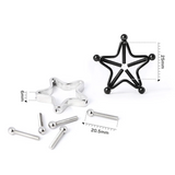 Nipple & Clitoral Toys House Of Dasein 1 Pair Star Nipple Clamps Stainless Steel Non Piercing Stimulator Erotic Toys Women