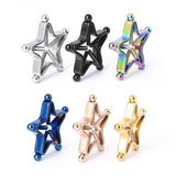 Nipple & Clitoral Toys House Of Dasein 1 Pair Star Nipple Clamps Stainless Steel Non Piercing Stimulator Erotic Toys Women