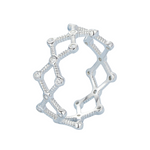 Rings Veile Studios Silver Charm New Line High Grade Rhythm Ring European American Fashion Style S925 Pure Jewelry